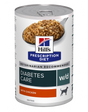 Hill's PRESCRIPTION DIET w/d Diabetes Care vådfoder til hunde med kylling 370g dåser