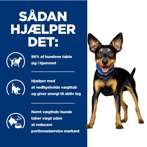 Hill’s Prescription Diet Metabolic Mini tørfoder til hunde med kylling | Vægttab & vægtkontrol til små hunde