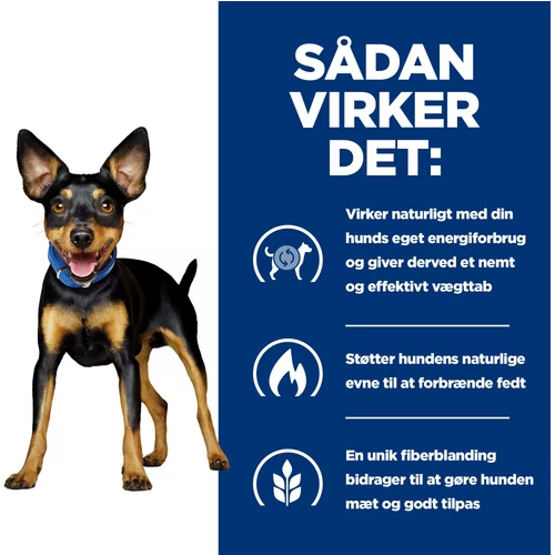 Hill’s Prescription Diet Metabolic Mini tørfoder til hunde med kylling | Vægttab & vægtkontrol til små hunde