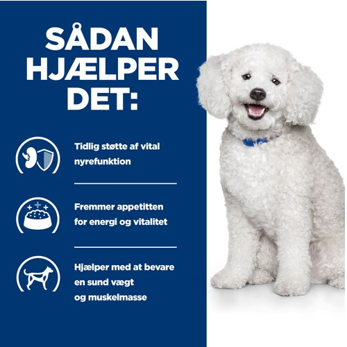Hill’s Prescription Diet k/d Early Stage hundefoder til hunde med tidlige tegn på nyrelidelser