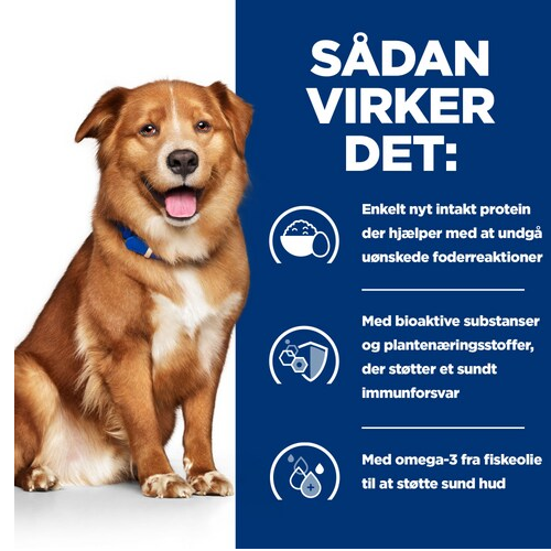 Hill's Prescription diet Derm Complete vådfoder til hunde med allergier, tør hud, kløe, kradsen