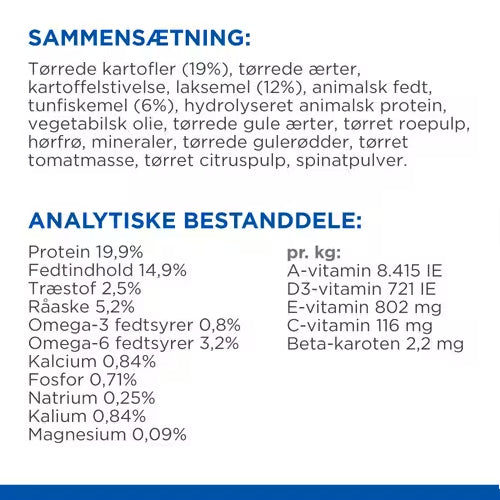 Hill's Science Plan - Canine Adult Hypoallergenic med laks til store hunde 12kg