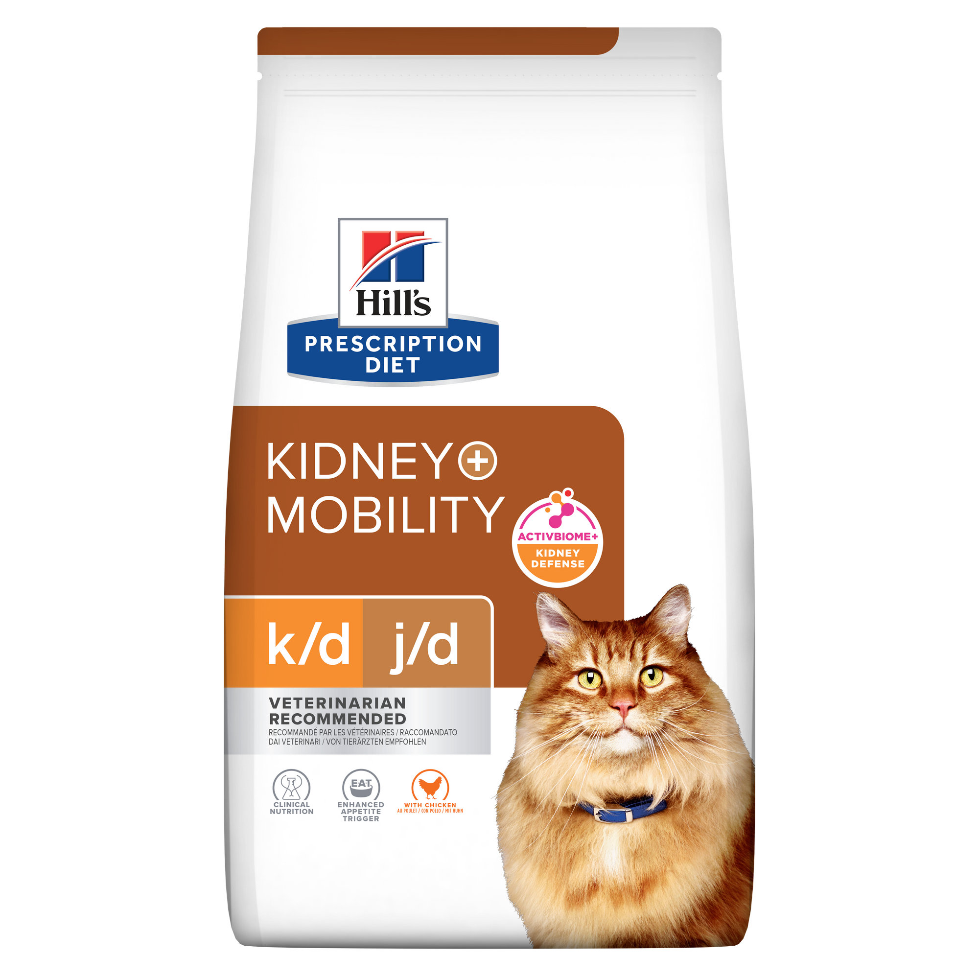 Hill's PRESCRIPTION DIET k/d + j/d Mobility tørfoder til katte med kylling