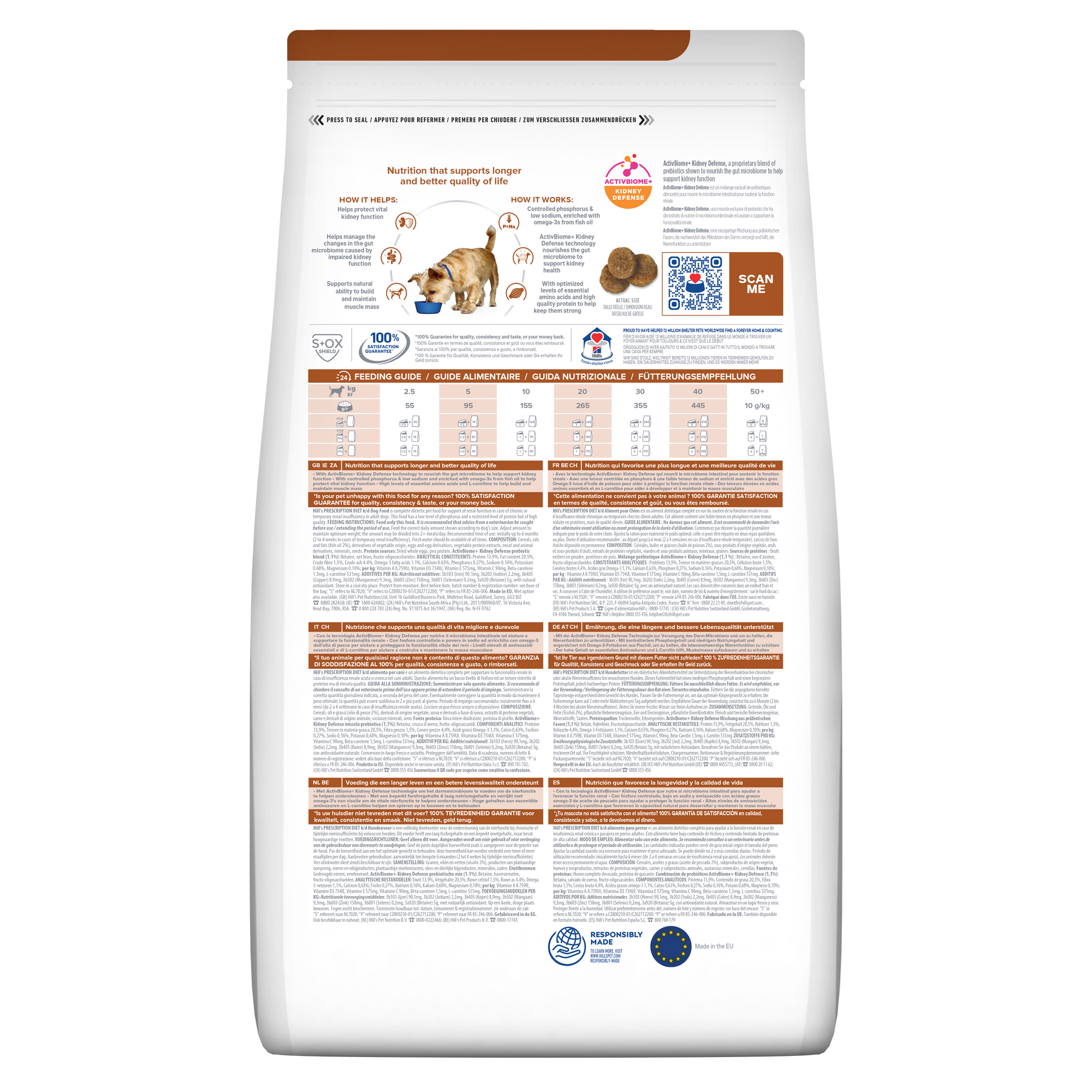 Hill's PRESCRIPTION DIET k/d Kidney Care tørfoder til hunde med kylling