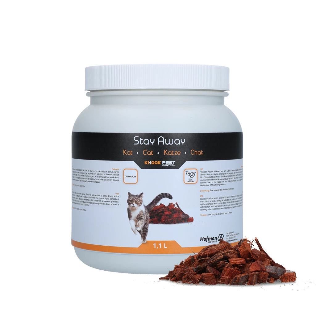 Knock Pest Stay Away Cat Garden – Naturligt middel mod katte i haven