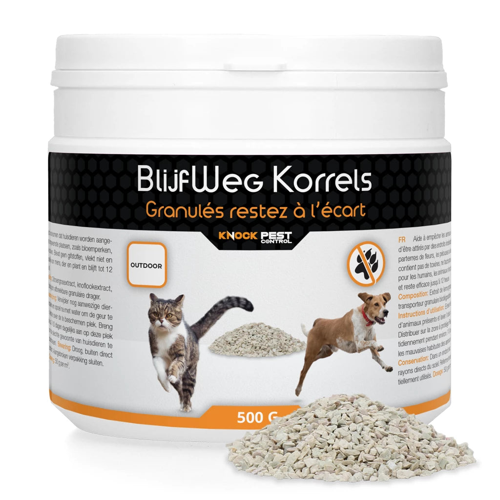 Knock Pest StayAway Pellets (Outdoor) – Naturligt middel mod katte & uønskede kæledyr i haven