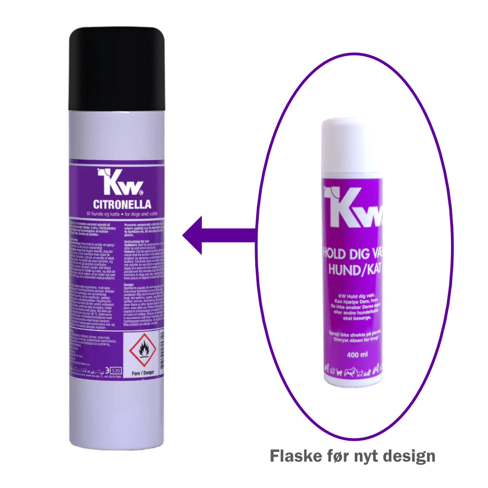 KW Citronella Gå Væk Kat før den fik nyt design