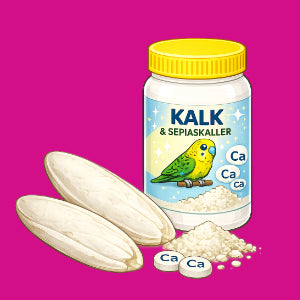 Kalk og Sepiaskaller til fugle