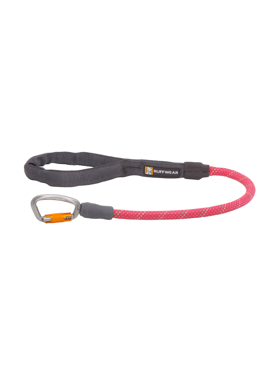 Knot-a-Long™ Short Rope Dog Lead Fireweed Pink