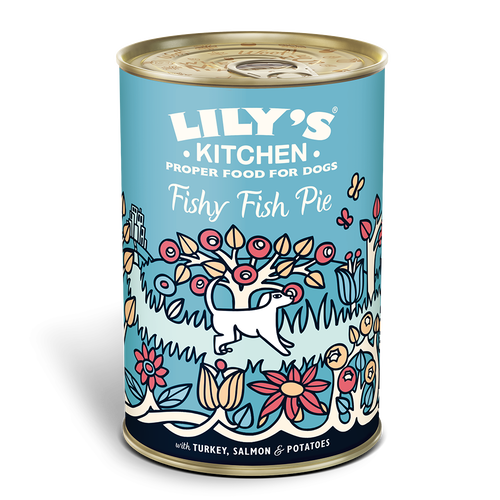 Lily's Kitchen Fishy Fish Pie with Peas  | Dåser af 400g