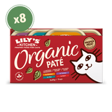 Lily´s kitchen Organic Paté Trays Multipack Vådfoder til katte 8 x 85g