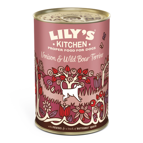 Lily's Kitchen Rådyr og Vildsvin Terrine  | Dåser af 400g