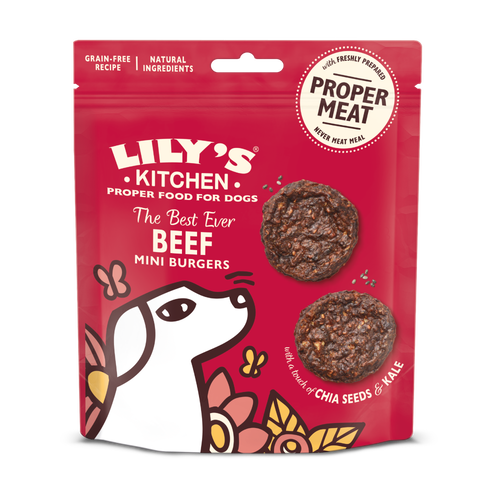 Lily's Kitchen De Bedste Miniburgere af Oksekød nogensinde | 70 g
