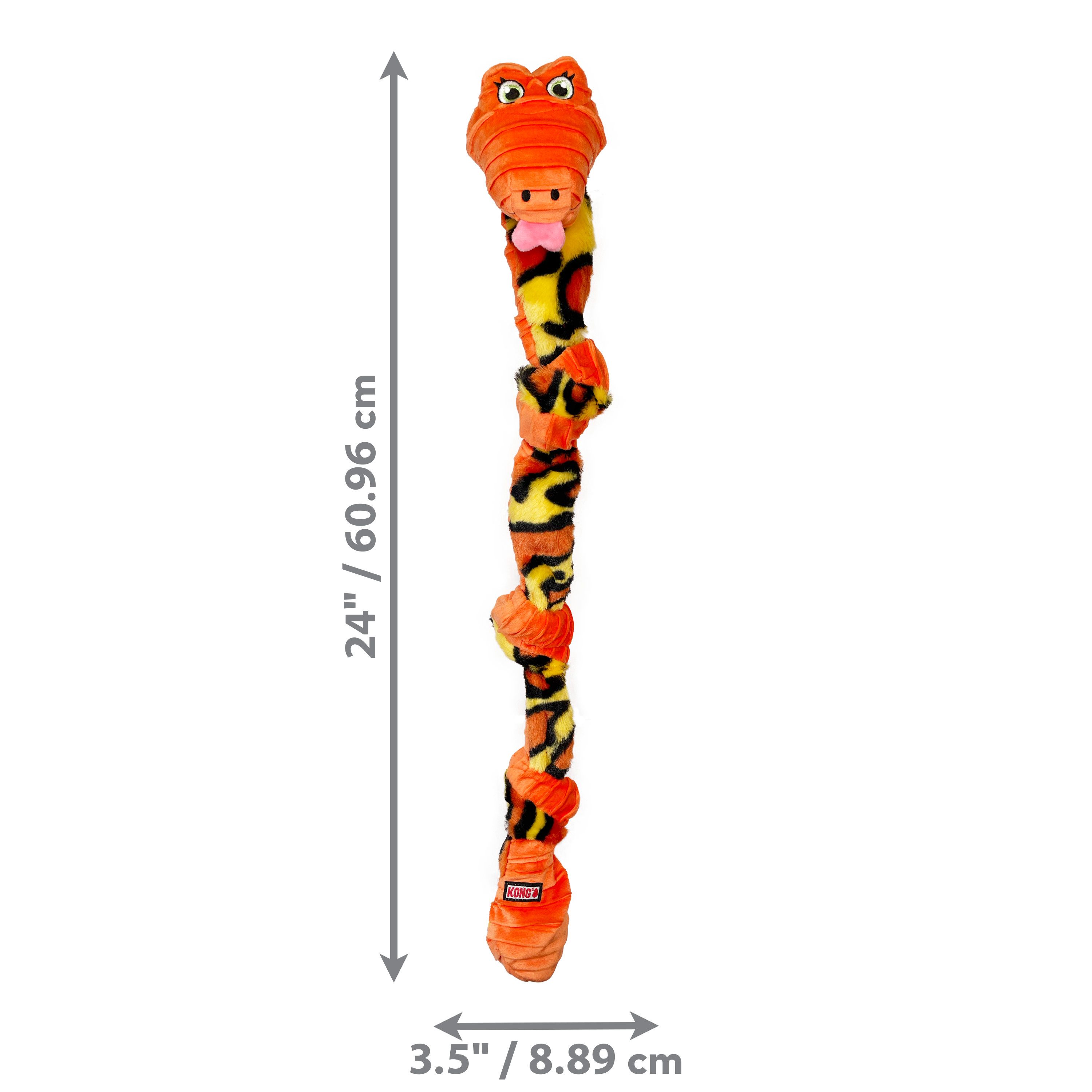 Kong knots Snake, solide hundebamser (Medium/Large)