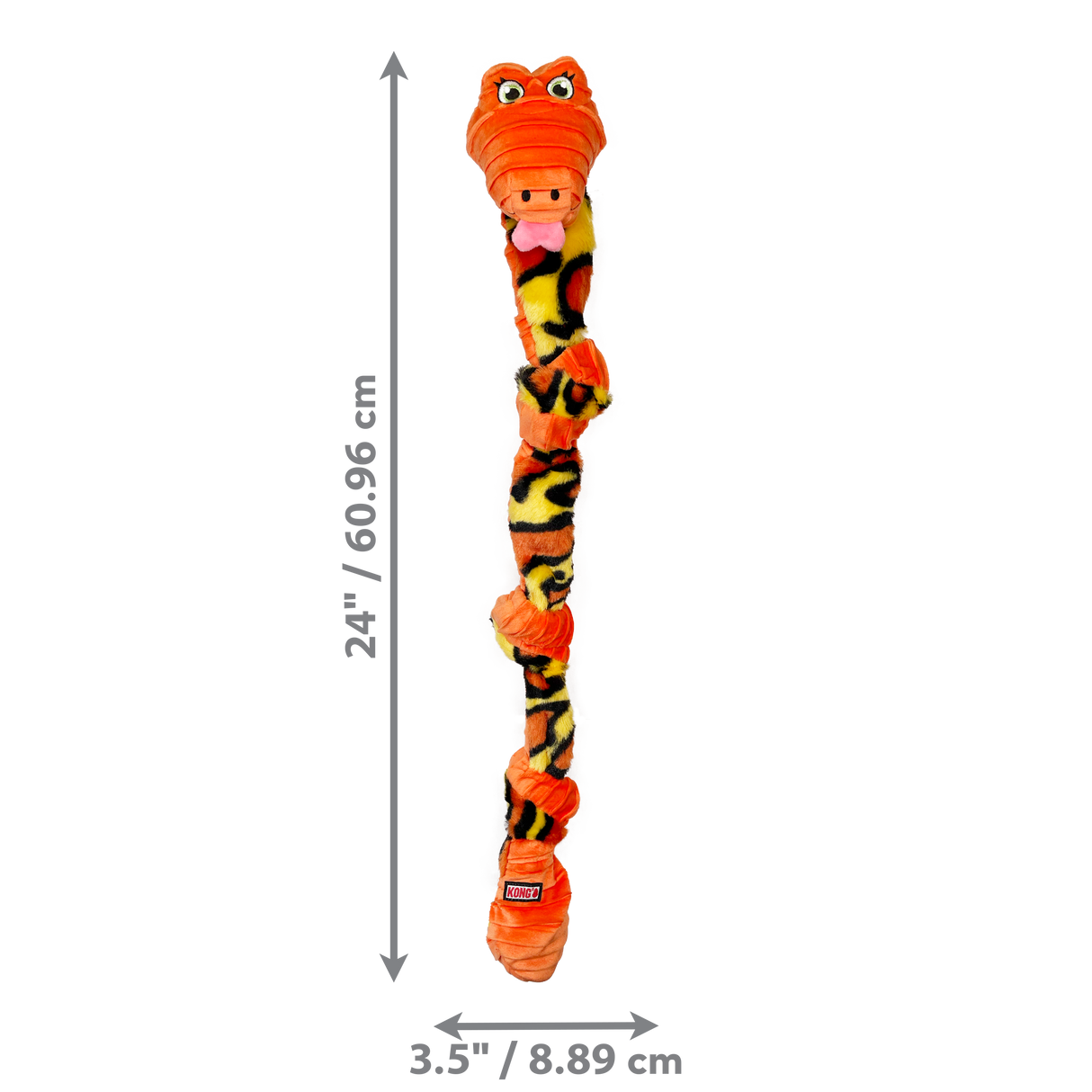 Kong knots Snake, solide hundebamser (Medium/Large)