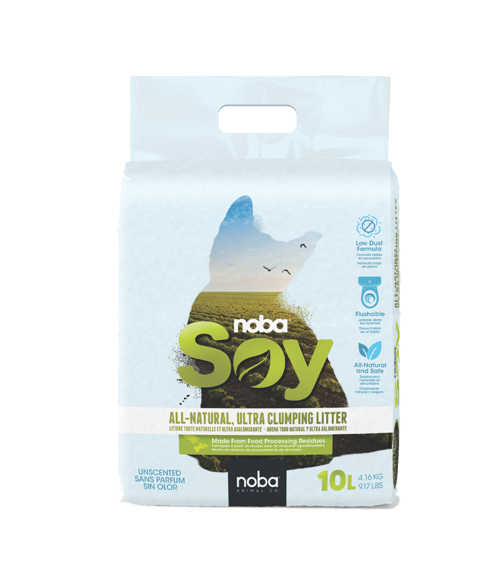 NOBA SOY UNSCENTED ULTRA CLUMPING PLANT-BASED 10L / 4,16 KG