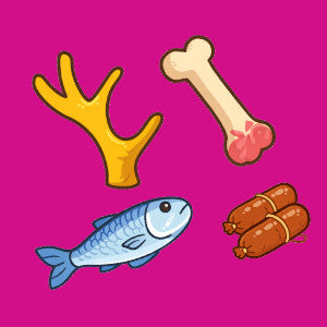 Naturlige godbidder og snacks til hunde 