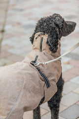 Hunde vinterjakke RIOM sandfarvet (varm & vandafvisende)