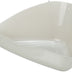 En hvid plastskål på hvid baggrund er perfekt til gnavere og Trixies Hjørnetoilet til kaniner, marsvin, fritter o.l.