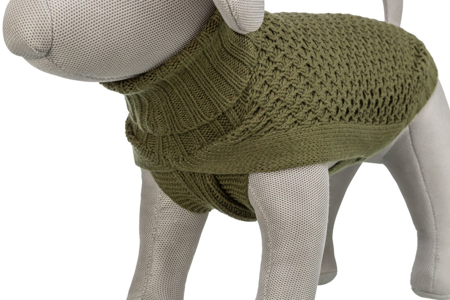 Hundetrøje, oliven grøn, Pullover Norwood