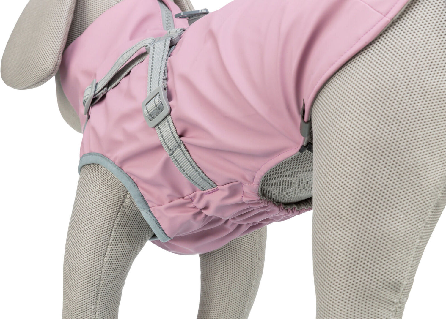 Hundejakke, trendy, lækker & lyserød (vand- & vindafvisende)