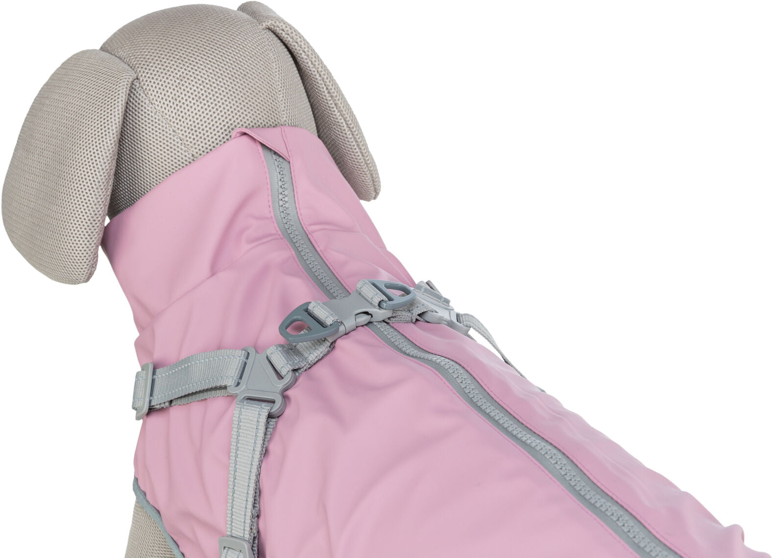 Hundejakke, trendy, lækker & lyserød (vand- & vindafvisende)