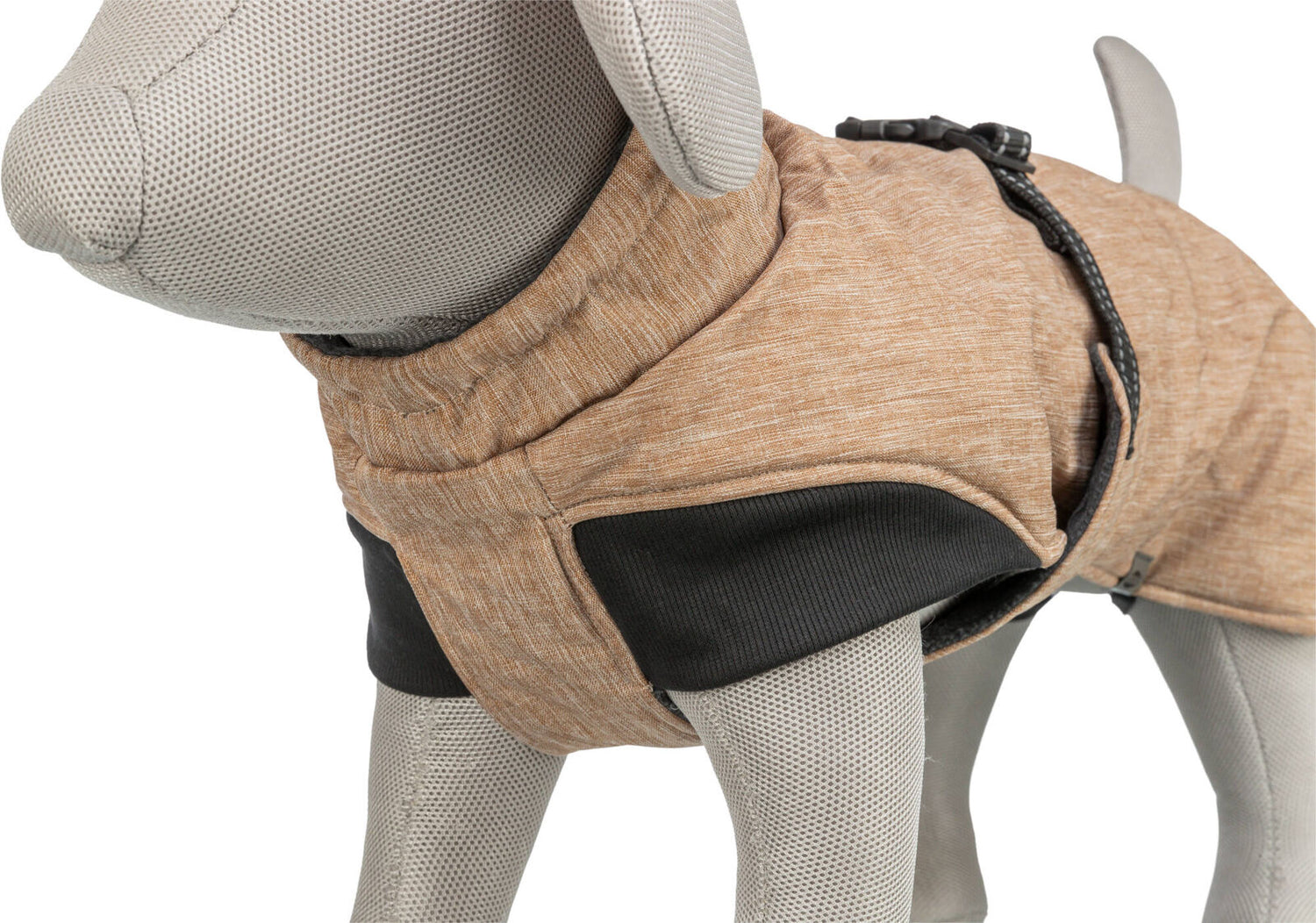 Hunde vinterjakke RIOM sandfarvet (varm & vandafvisende)