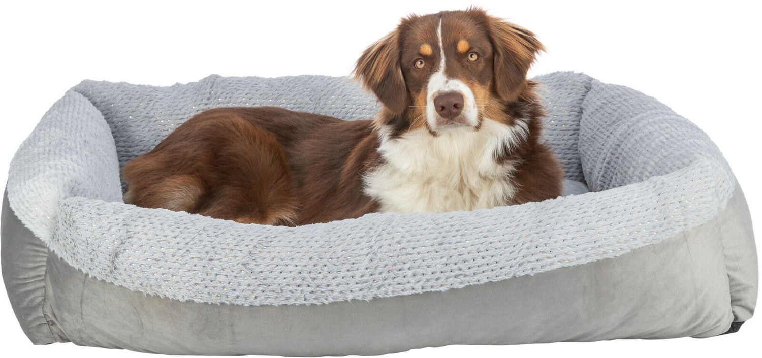 Hundeseng med juleglimmer - Rosa eller Grå