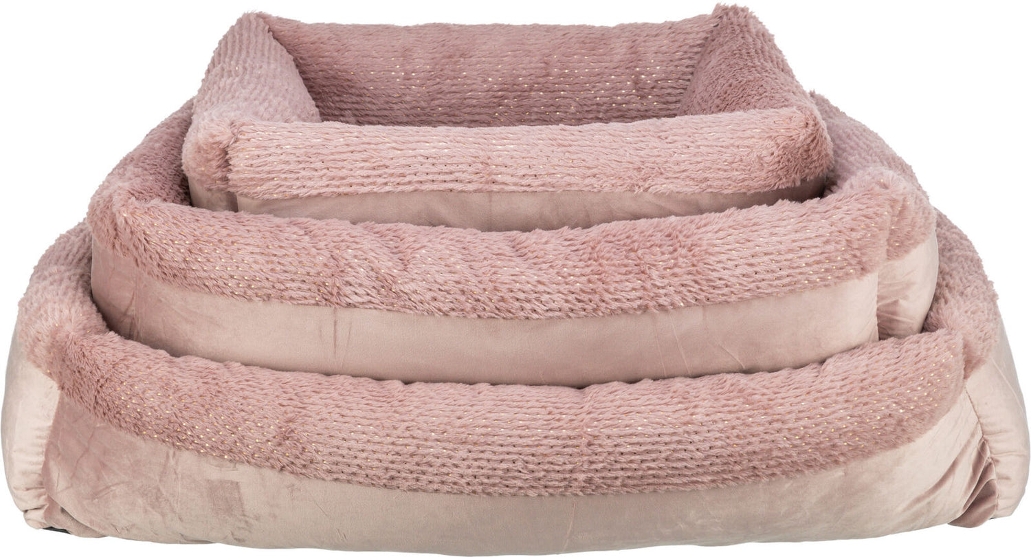 Hundeseng med juleglimmer - Rosa eller Grå