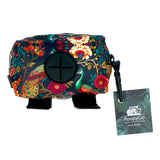 Høm Høm hundepose holder - Peacock RED fra PoopyGo