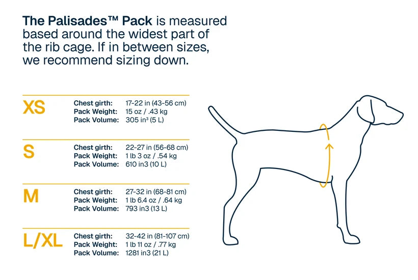 Palisades Pack fra Ruffwear – perfekt til aktive hunde
