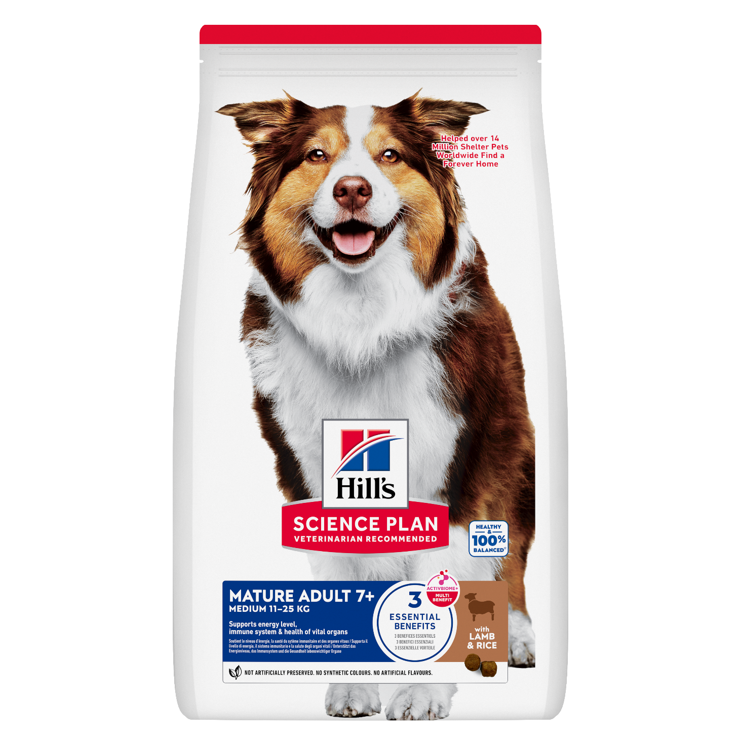 Hill's Science Plan Senior Hundefoder – Lam & Ris 12 kg (7+ år)