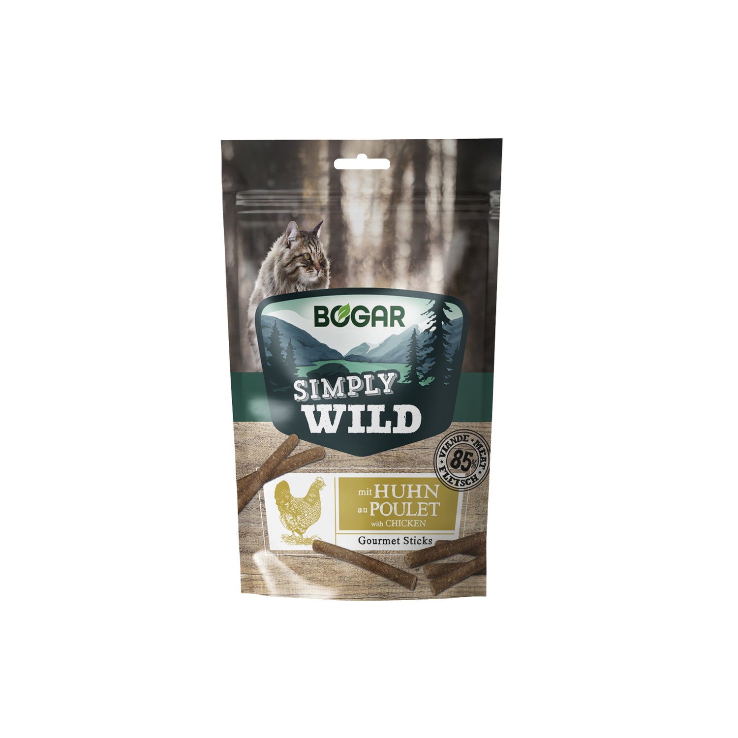 Simply Wild Sticks Chicken – Lækre kyllingegodbidder til katte