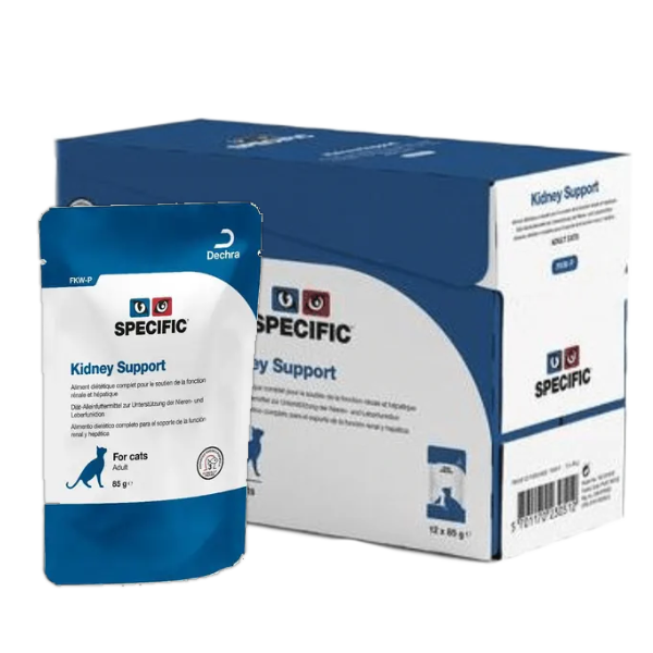 Specific FKW-P Kidney Support kattemad potionsposer på 12x85g  | Støt nyre & lever