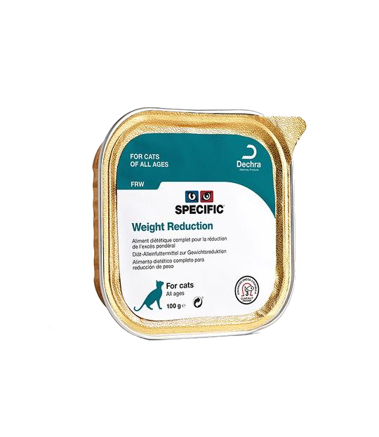 Specific FRW vådfoder til overvægtige katte - Weight Reduction 7x100g