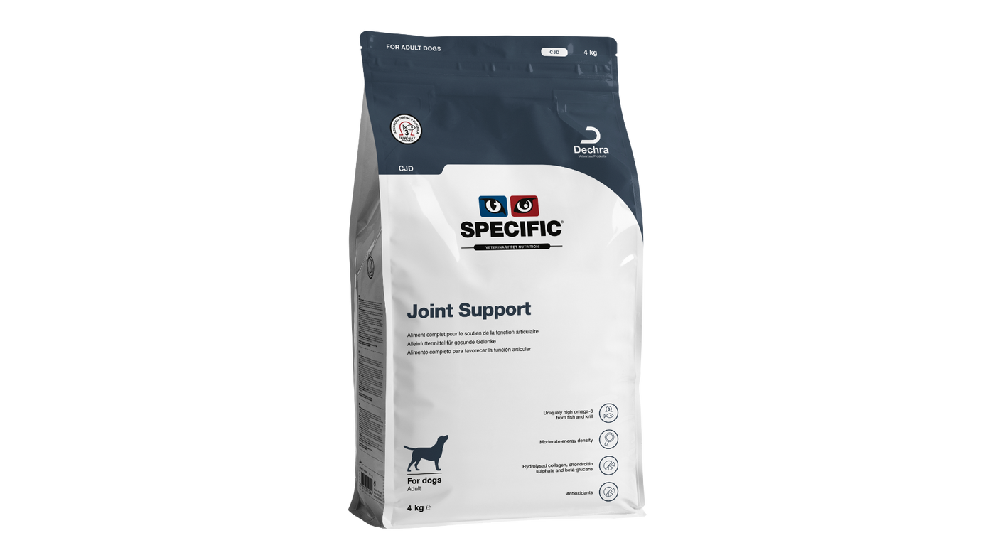 Specific CJD Joint Support – Hundefoder til voksne og ældre hunde med ledproblemer 4kg poser