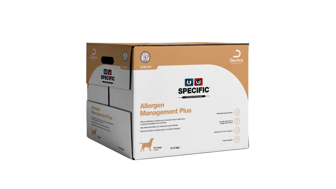Specific COD-HY Allergen Management Plus 12 kg 3x4kg – allergivenligt hundefoder 