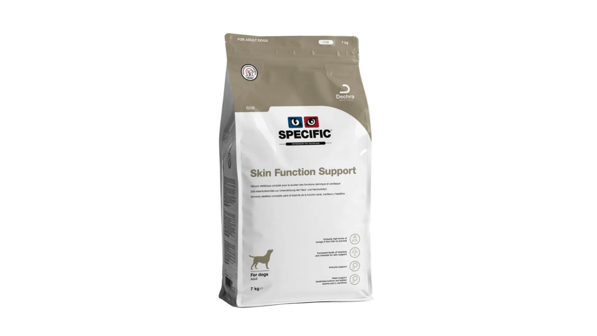 Specific COD Skin Function Support - hundefoder med ekstra omega-3 fra fiskeolie til hunde med hudproblemer