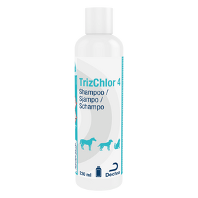 TrizChlor 4 Shampoo 230ml -  klorhexidinshampoo til hunde med hudinfektioner