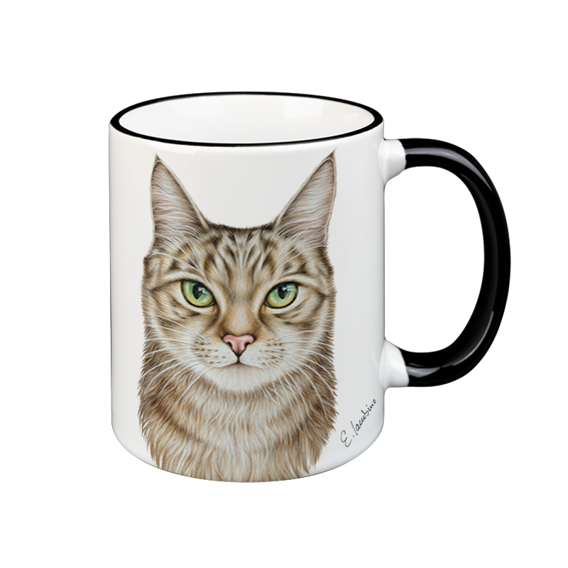 Kop med smuk KAT - keramik