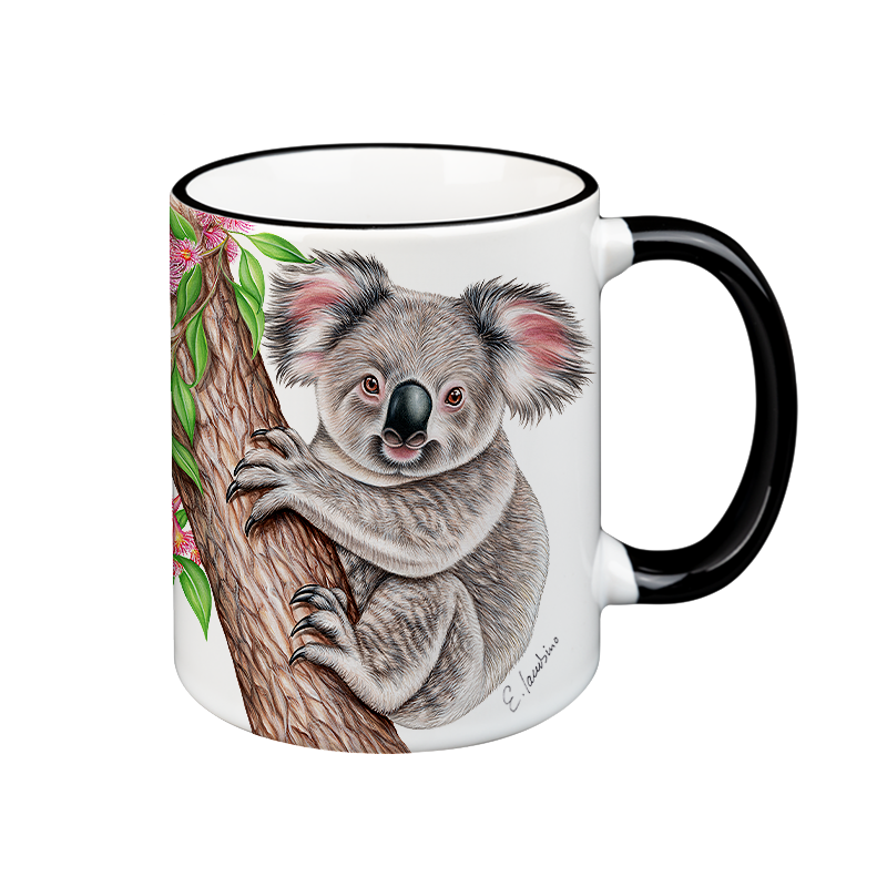 Kop med smuk KOALA- keramik