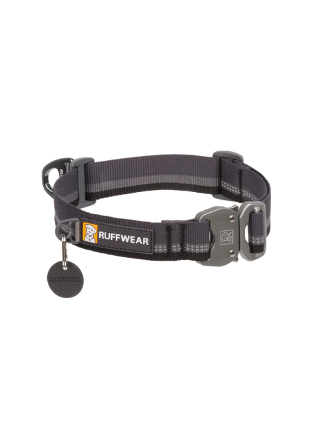 Top Rope™ Metal Buckle Dog Collar Basalt Gray
