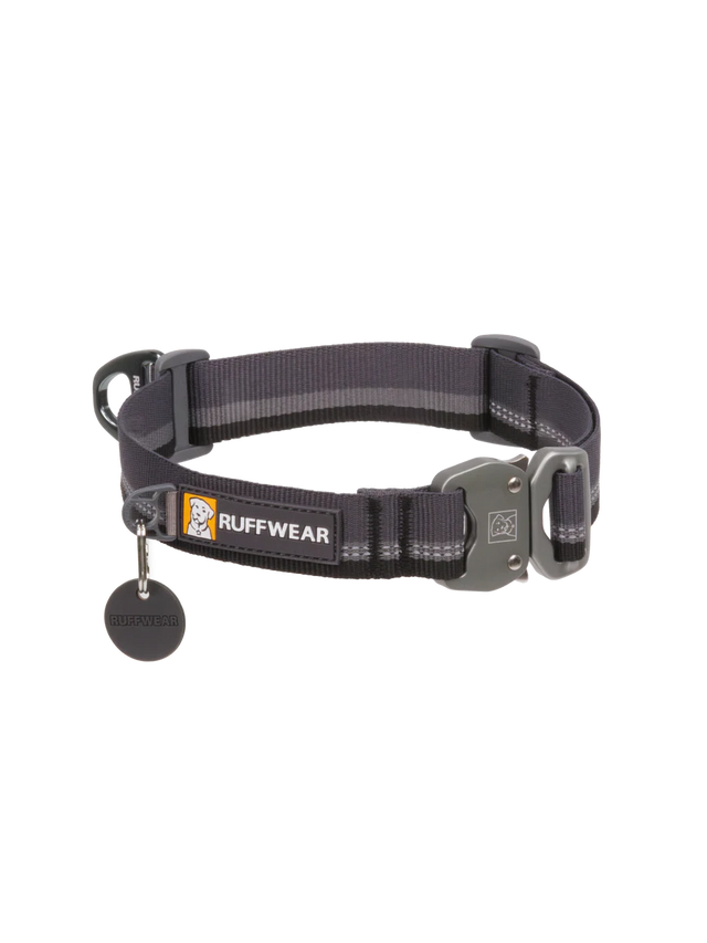 Top Rope™ Metal Buckle Dog Collar Basalt Gray