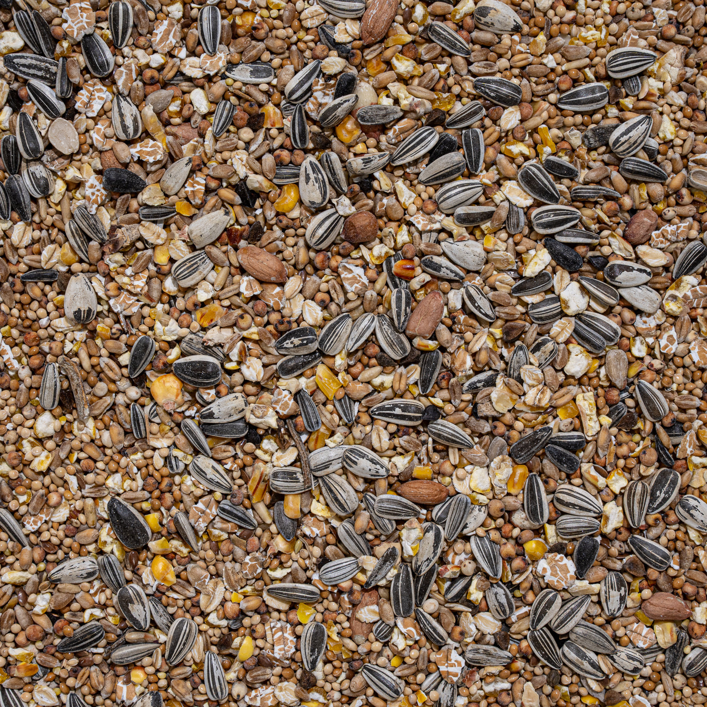 Deli Nature Vildtfuglefrø med hampfrø, hørfrø og jordnødder 4KG