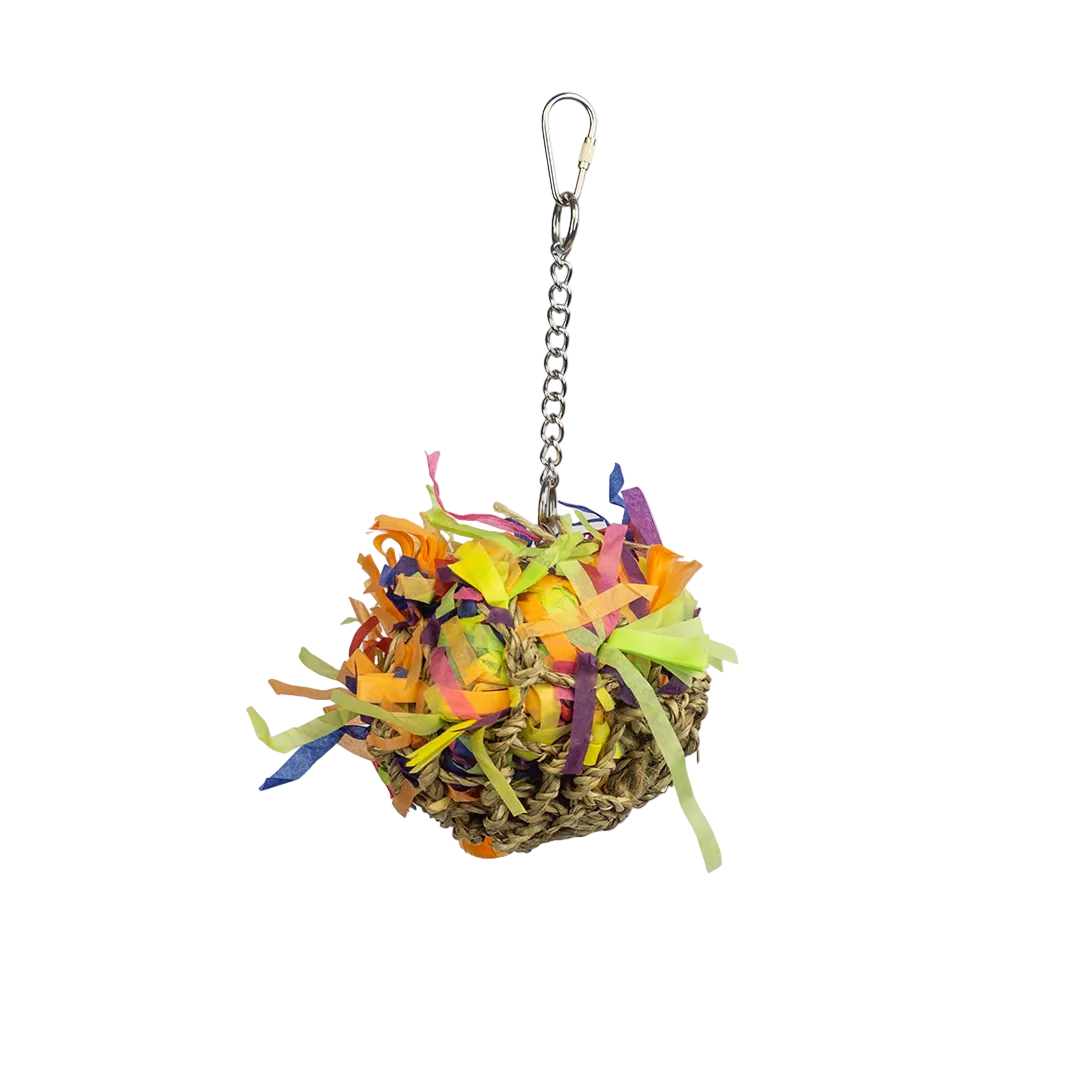 Super Shredding Ball Small - tilbehør til fuglebur til mindre burfugle