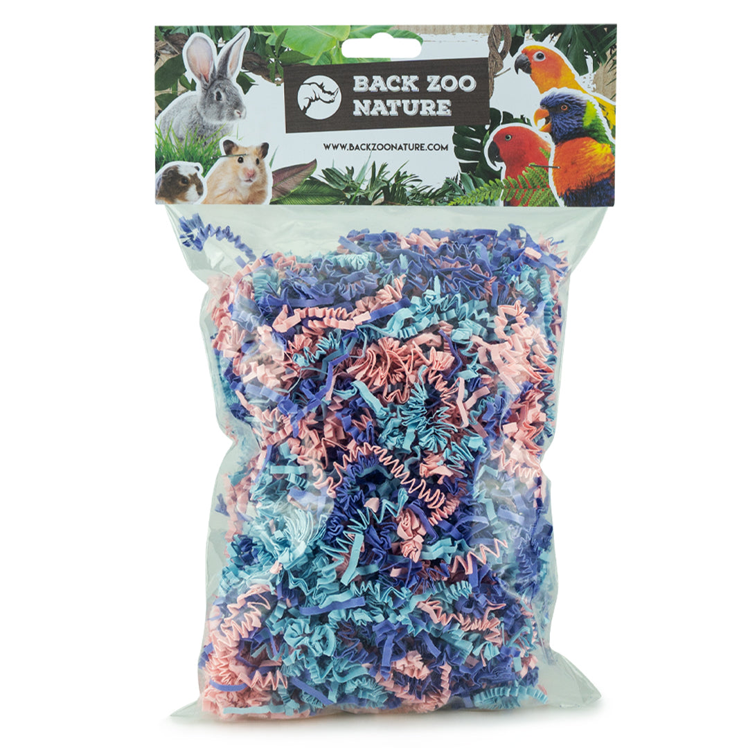 Crinkle Paper Happy Mix | tilbehør til fuglebur til fugle