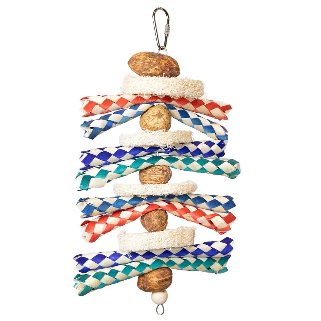 Finger Trap Tower - legetøj til fugle til burfugle
