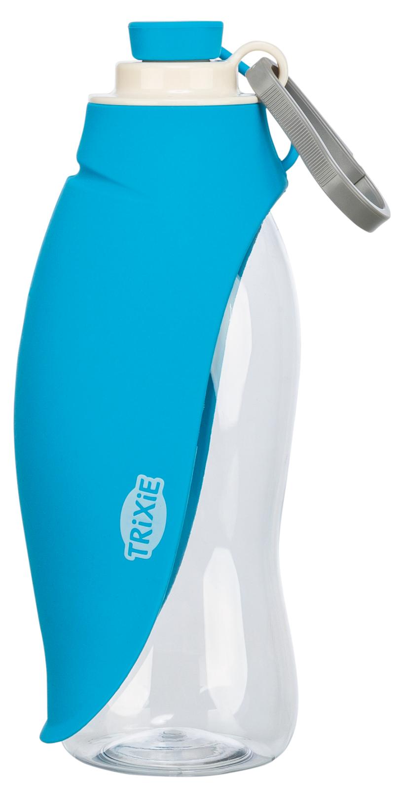 Vandflaske til gåturen, med silikone drikkeskål