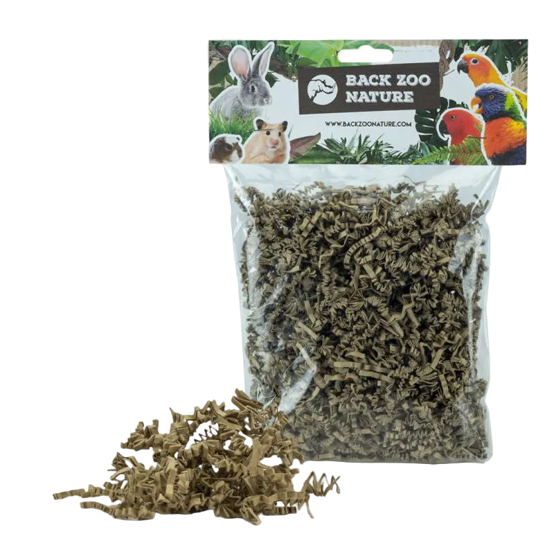 Crinkle Paper Natural - tilbehør til fuglebur til burfugle