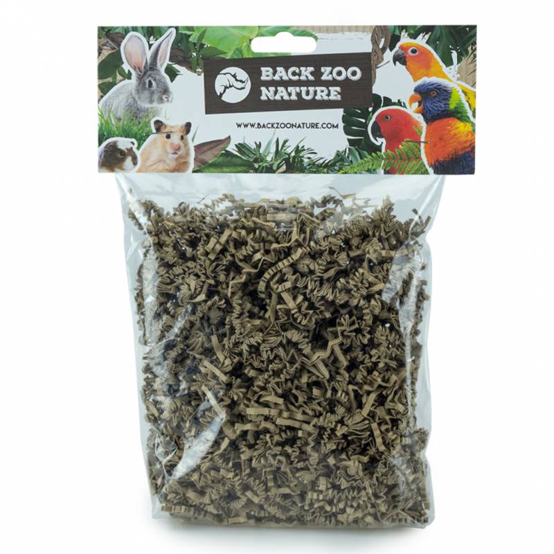 Crinkle Paper Natural | tilbehør til fuglebur til fugle